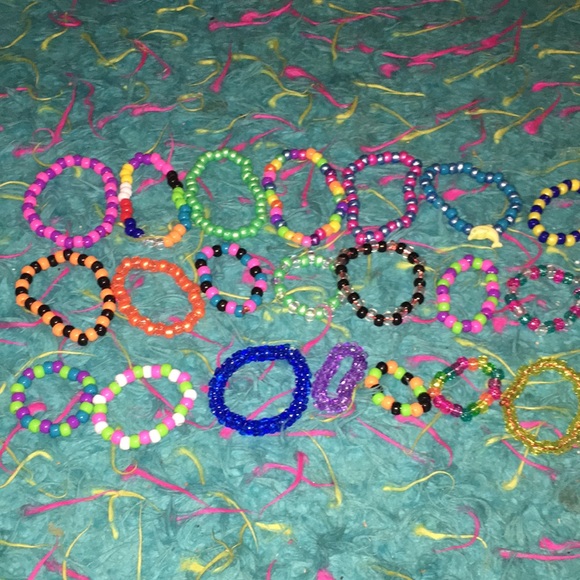 Homemade beaded braclets - Picture 2 of 2